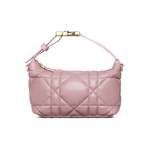 DIOR DiorTravel Коровья кожа Клатч Маленький Женский Винтажный розовый