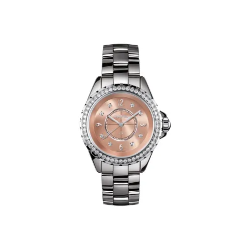 CHANEL J12 Collection Часы Кварцевый механизм Керамика Титан Ремешок Красный Циферблат Женские H2563