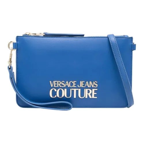 VERSACE JEANS COUTURE ПУ (полиуретан) клатч женский синий