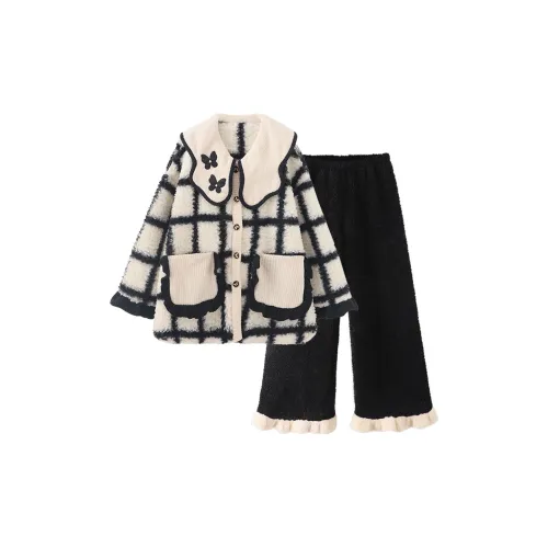 Chun Xi 19863 Черно-белая панда Женские пижамные комплекты