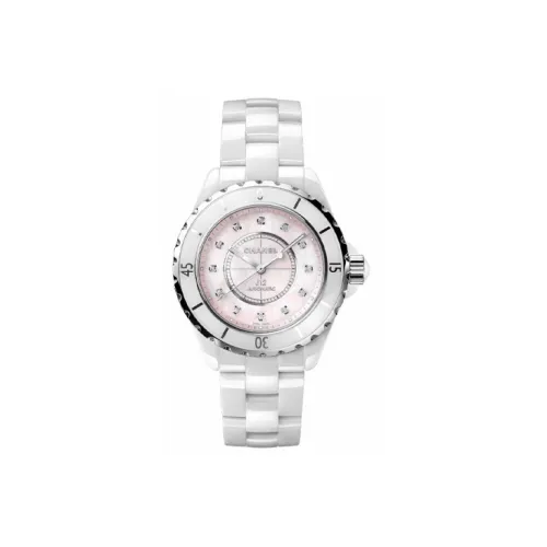 CHANEL Автоматический Механический Movement Женские J12 Часы 38 мм Жемчужная раковина Цвет