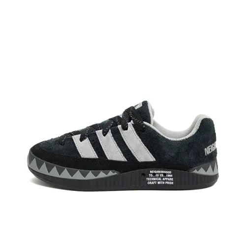 NEIGHBORHOOD x adidas originals Adimatic Амортизация Износостойкие Низкие Кроссовки для Скейтбординга Унисекс Черные