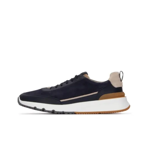 BRUNELLO CUCINELLI Низкий топ Спортивная повседневная обувь Мужской Синий