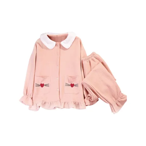 Chun Xi 1973 Pink Женские Пижамные комплекты