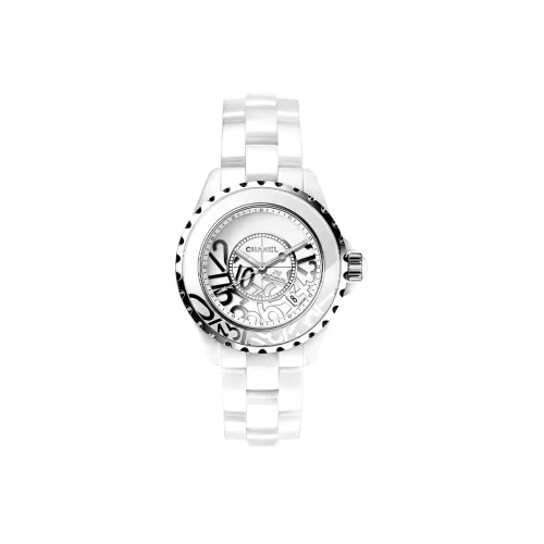 CHANEL Автоматический Механический Movement Женские J12 Часы 38 мм Белые