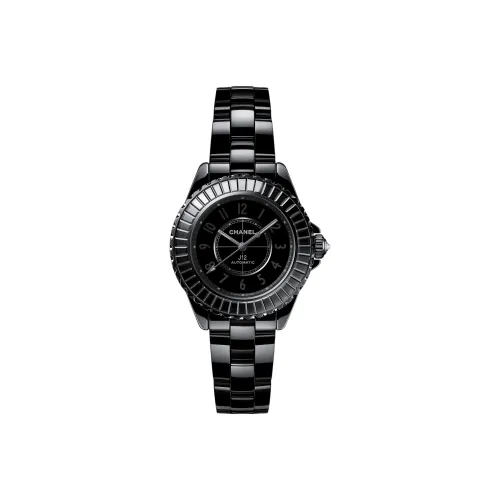 CHANEL Автоматический Механический Movement Женские J12 Часы 33 мм Черные