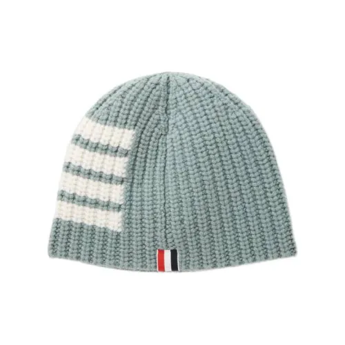 THOM BROWNE Шерстяные шапки-бини Светло-зеленый Мужской