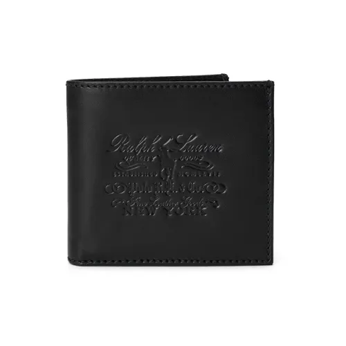 Polo Ralph Lauren Кожа Кошелек Мужской Черный