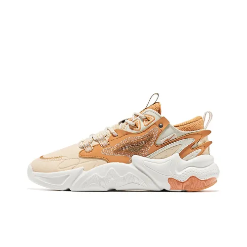 Erke Phoenix Love Низкий Топ Повседневный Мужской Карамельный Желтый Коричневый