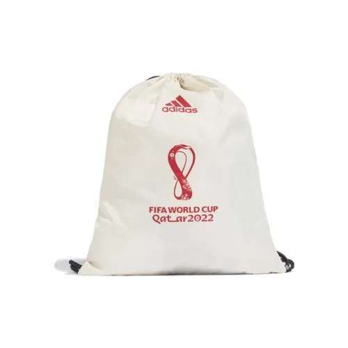 Adidas Ткань Шнурок Сумка Спортивный Рюкзак Стандартный Унисекс Бежевый