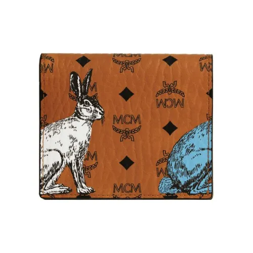 MCM PVC Поливинилхлорид Кошелек Unisex Light Коричневый