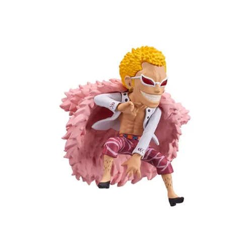 BANPRESTO Donquixote Doflamingo Glass Factory One Piece World Collection Wt100 Donquixote Doflamingo Чиби Фигурки