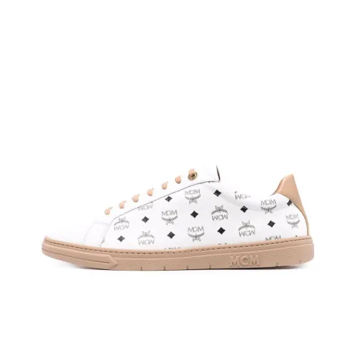 MCM Visetos Terrain Lo Скейтборд Кроссовки Мужские Бежевые