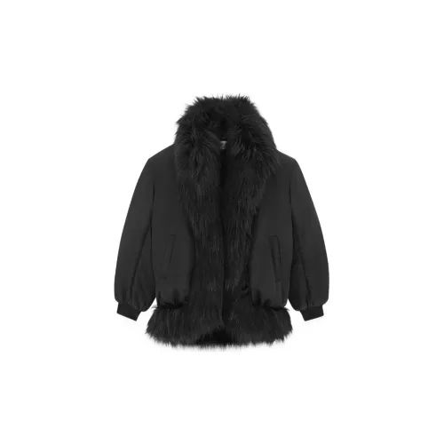 SAINT LAURENT FW22 PARKA Пальто Женское Черное