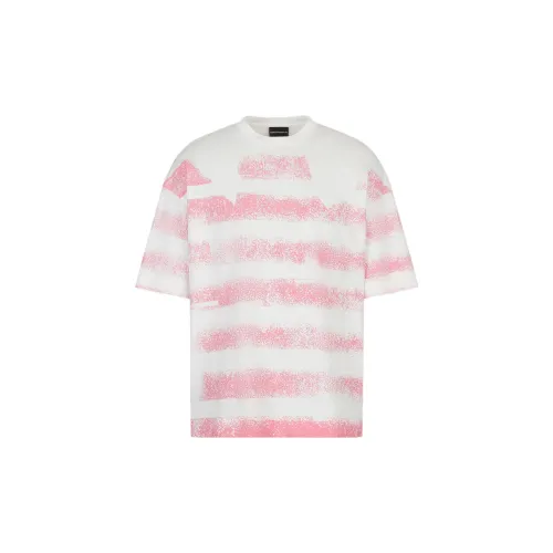 EMPORIO ARMANI Розовые Мужские T-рубашки