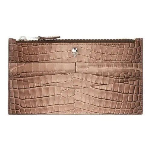 Alexander McQueen Кожа Кошелек Женские Коричневый