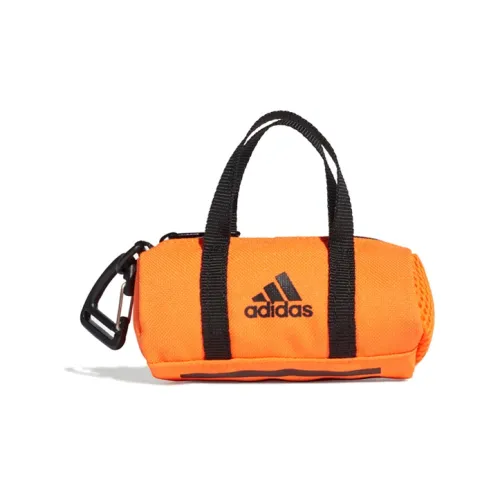 Adidas Переработанный полиэстер Материал Дорожная сумка Key Pouch Маленький Унисекс Оранжевый черный