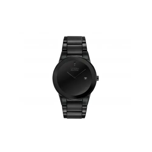 CITIZEN Ecology Drive Collection Свет Активированный Механизм Нержавеющая сталь PVD Ремешок Часы 40 мм Мужские Черные AU1065 58E