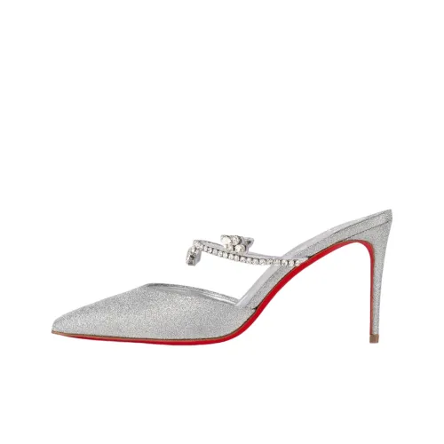 CL Домашние тапочки Женские Серебряные