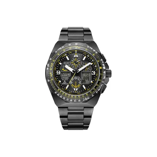 CITIZEN PROMASTER Series Светильник Кварцевый механизм Нержавеющая сталь Ремешок Часы Мужские Черный циферблат