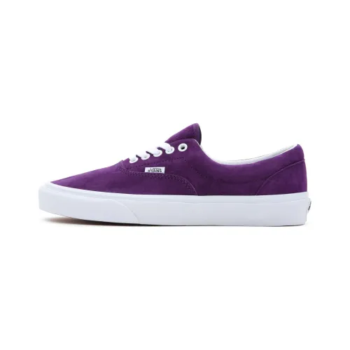 VANS Era Buty Свинья Замша Низкий Топ Скейтборд Кроссовки Унисекс Фиолетовый