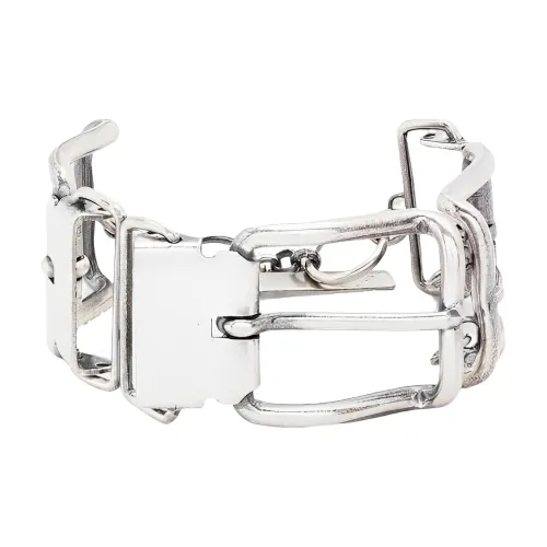 Marine Serre Brass Bracelets Серебряный Унисекс
