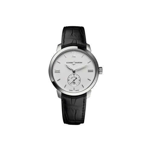 ULYSSE NARDIN Автоматический Механический Часы Мужские Gilt Collection 40 мм Белые