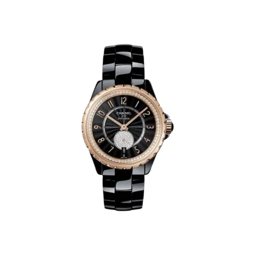 CHANEL Автоматический Механический Movement Женские J12 Часы 36,5 мм Черные