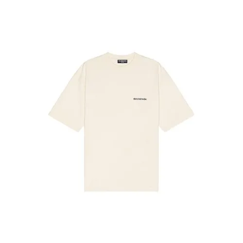 Balenciaga T-Shirt Loose Fit Men's Beige