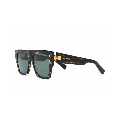 BALMAIN Солнцезащитные очки Коричневый Мужской