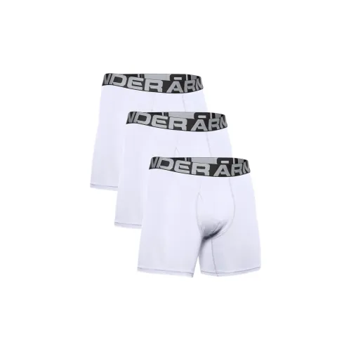 Under Armour 1 комплект из 3 штук, белые мужские боксеры