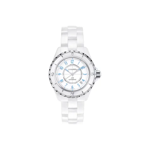 CHANEL Автоматический Механический Movement Женские J12 Часы 38 мм Белые