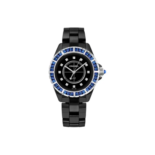 CHANEL Автоматический Механический Механизм Мужские Часы J12 38 мм Черные