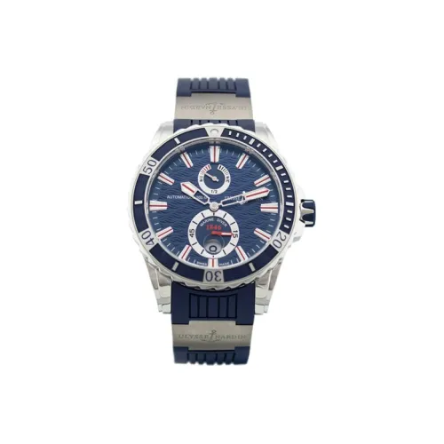 ULYSSE NARDIN Автоматический Механический Часы Мужские Nautical Collection 44 мм Синий