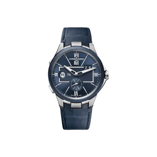 ULYSSE NARDIN Автоматический Механический Часы Мужские Blast Series 42 мм Синий