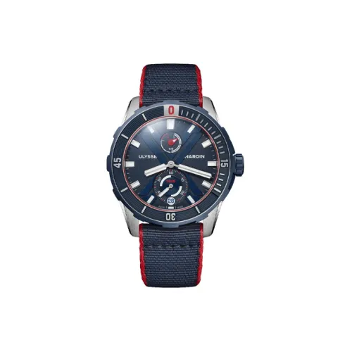 ULYSSE NARDIN Автоматический Механический Часы Мужские из Коллекции Diving 44 мм Синий