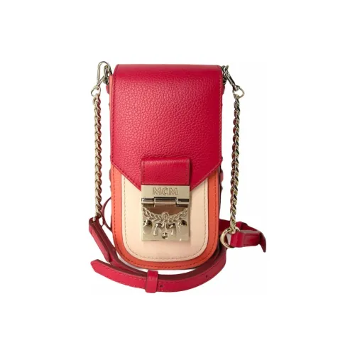 MCM Сумка через плечо из коровьей кожи сумка на плечо экстра мини женская красная