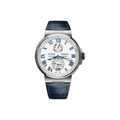 ULYSSE NARDIN Автоматический Механический Часы Мужские Nautical Collection 43 мм Белые