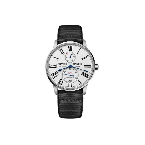 ULYSSE NARDIN Автоматический Механический Часы Мужские Nautical Collection 42 мм Белые