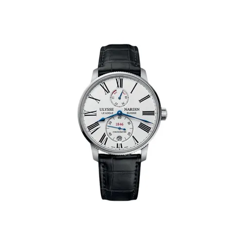 ULYSSE NARDIN Автоматический Механический Часы Мужские Nautical Collection 42 мм Белые