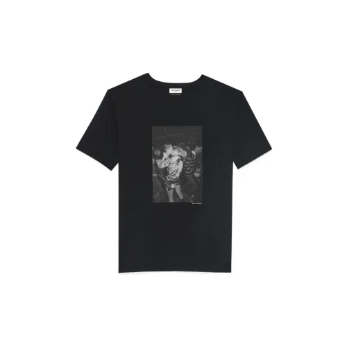 SAINT LAURENT FW22 T-Shirt Унисекс Черный