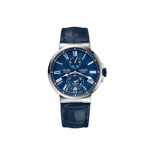 ULYSSE NARDIN Автоматический Механический Часы Мужские Nautical Collection 43 мм Синий