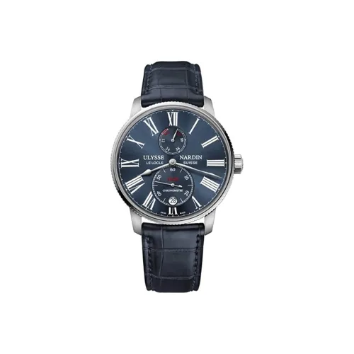ULYSSE NARDIN Автоматический Механический Часы Мужские Nautical Collection 42 мм Синий
