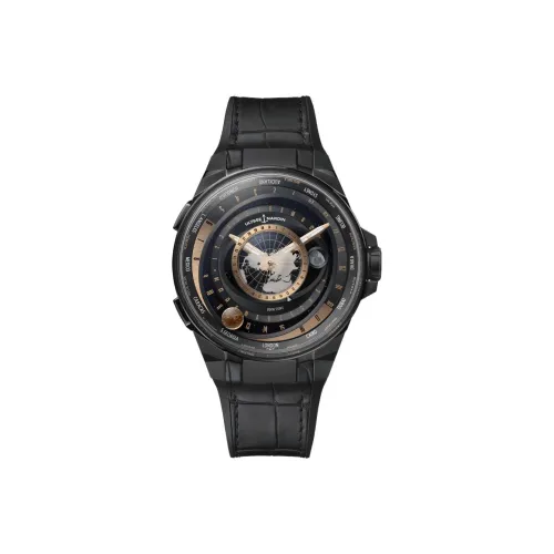 ULYSSE NARDIN Автоматический Механический Мужской Часы Blast Series 45 мм Черные