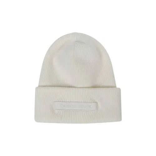 Canada Goose Wool Beanies Экрю Женские