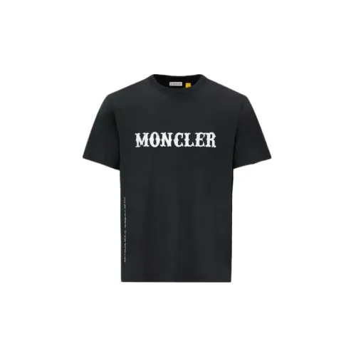 Moncler FW22 Черная Унисекс Т-рубашка