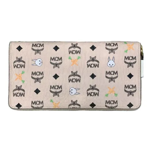 MCM Кошелек из искусственной кожи женский бежевый