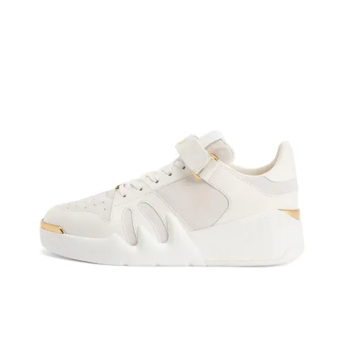 Giuseppe Zanotti GZ Talon Low Топ Стильные Скейтбординги Мужской Белый