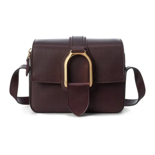 Polo Ralph Lauren Welington Коровья кожа Сумка через плечо Женская Темно-красная