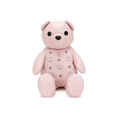 MCM Visetos Коровья кожа Рюкзак Стандартный Женский Розовый